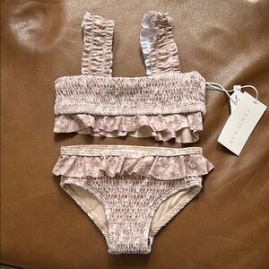 Floral Ruffle Bikini Set